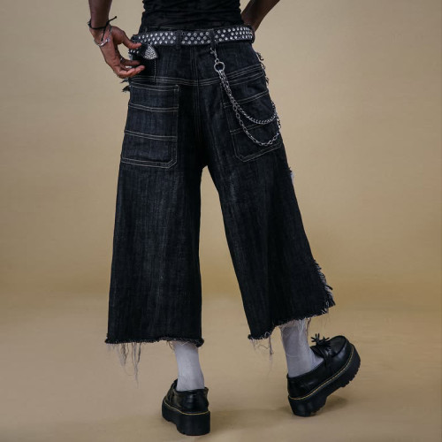 Distressed Denim Jeans Manufacturer | Custom Patchwork Washed Jeans | Ripped Denim Pants Supplier