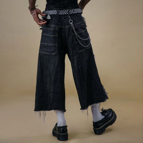 Distressed Denim Jeans Manufacturer | Custom Patchwork Washed Jeans | Ripped Denim Pants Supplier