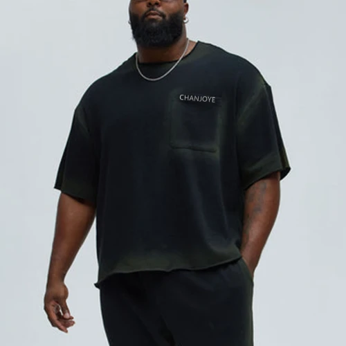 Chanjoye Custom Sun Faded T-shirt | 100% Cotton T-Shirts Manufacturers | Raw Hem Tee Suppliers
