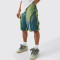 Custom Acid Wash Jean Shorts | Distressed Denim Jorts Manufacturer | Cotton Gradient Sweat Shorts