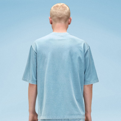 Chanjoye Custom Patch Work  T-shirt | 100% Cotton T-Shirts Manufacturers | Raw Hem Tee Suppliers