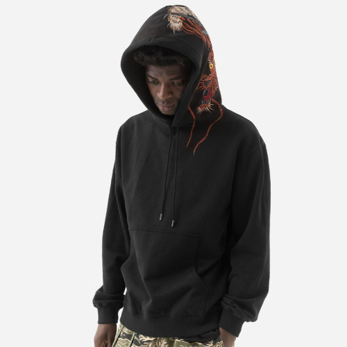 Chanjoye Pullover Streetwear Custom Embroidery  Hoodie Cotton Oversize Hoodie Supplier