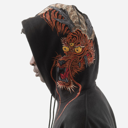 Chanjoye Pullover Streetwear Custom Embroidery  Hoodie Cotton Oversize Hoodie Supplier