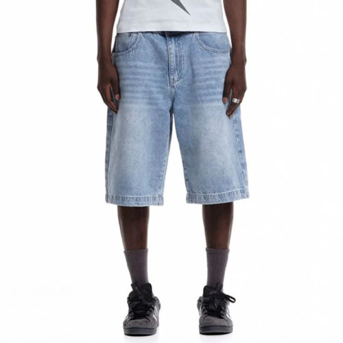 Chanjoye Custom Acid Washed Jean Shorts| Men DTG shorts manufacturers | OEM Faded Denim Shorts Wholesale