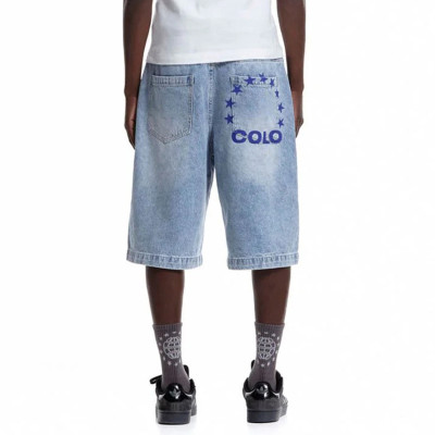 Chanjoye Custom Acid Washed Jean Shorts| Men DTG shorts manufacturers | OEM Denim Shorts Wholesale