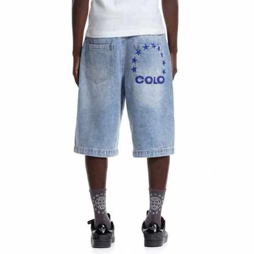 Chanjoye Custom Acid Washed Jean Shorts| Men DTG shorts manufacturers | OEM Faded Denim Shorts Wholesale