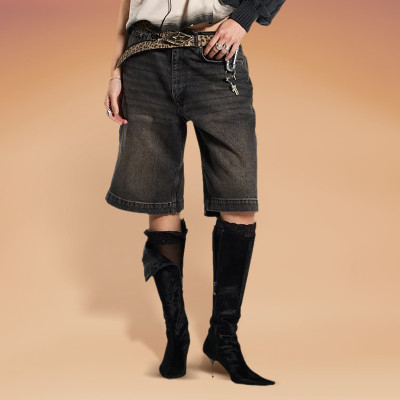 Chanjoye Custom Acid Washed Jorts | Men and Women jorts manufacturers | OEM Denim Shorts Wholesale