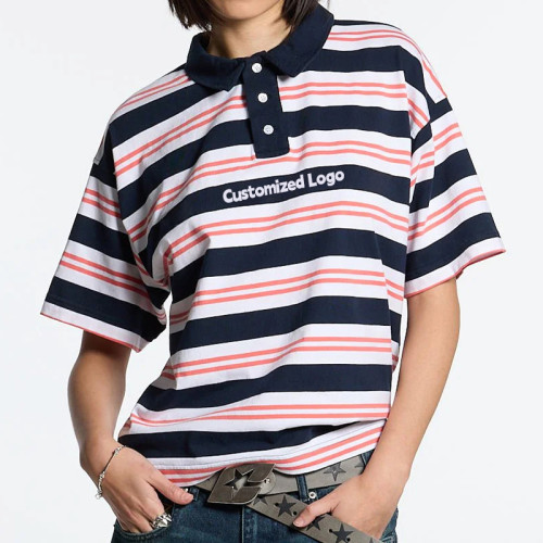Chanjoye Custom Splicing Cotton Polo shirt |  OEM Matching Two-color | Custom Print Logo Manufacturer