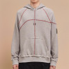 Chanjoye Cut and Sew Streetwear Custom Logo Distressed Hoodie Cotton Boxy With Drawstring Hoodie Supplier