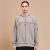 Chanjoye Cut and Sew Streetwear Custom Logo Distressed Hoodie Cotton Boxy With Drawstring Hoodie Supplier
