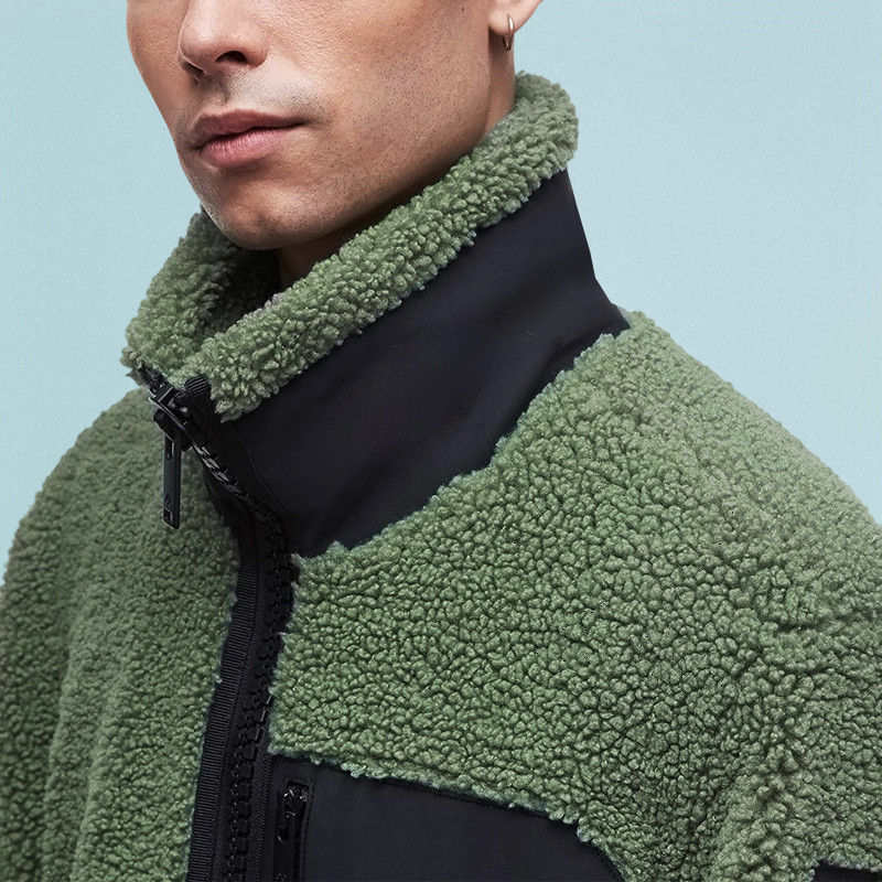 men sherpa jacket