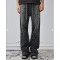 Chanjoye Rhinestone Flare Jeans | Edgy Shine Pants manufacturers  | OEM Acid Washed Oversized Pants