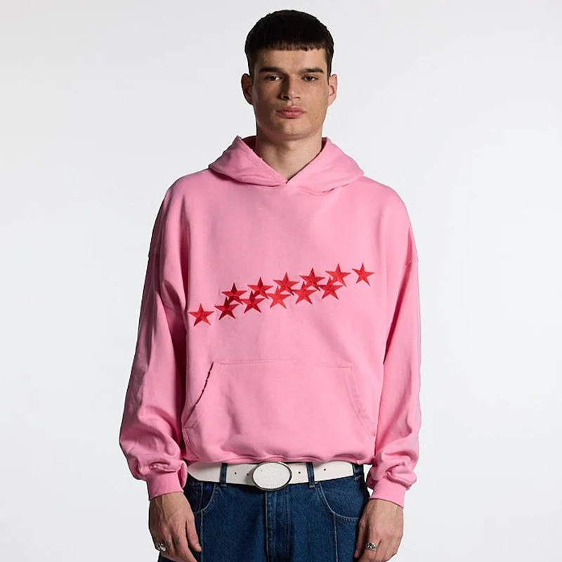 pink hoodie