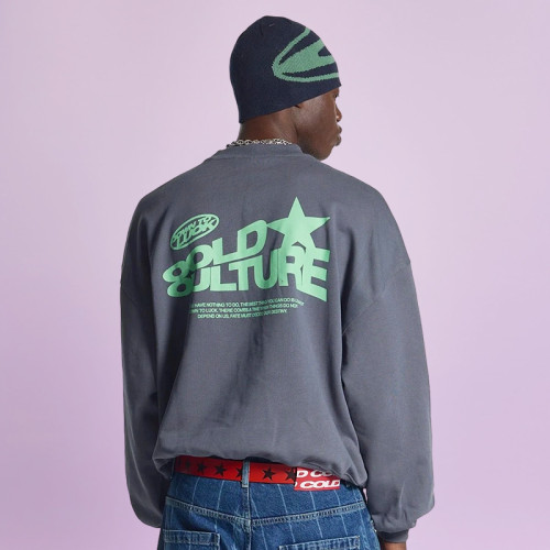 Chanjoye Custom Screen print Drop Shoulder Sweatshirt | Manufacturer Oversized 100% Cotton Sweashirt Hoodie