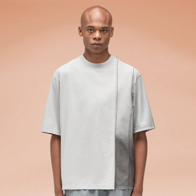 Chanjoye Two-color Splicing T-shirt | 100% Cotton T-Shirts Manufacturers | Vintage Oversize Suppliers