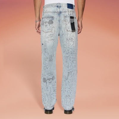 Chanjoye Prints Jeans | Vintage Pants | High Quality Oversized Pants