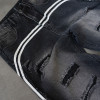 Chanjoye Acid Washing Reflective Jeans | Distressed Pants manufacturers | High Quality Splicing Pants Wholesale