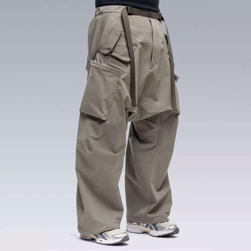 Chanjoye Men's Techwear Cargo Pants – Baggy Utility with Multiple Pockets