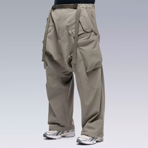 Chanjoye Men's Techwear Cargo Pants – Baggy Utility with Multiple Pockets