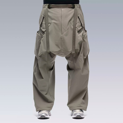 Chanjoye Men's Techwear Cargo Pants – Baggy Utility with Multiple Pockets