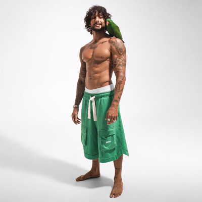 Chanjoye Unisex Workwear Style Shorts– Vintage Military Inspired Cargo Pants