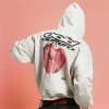 Chanjoye Cut and Sew Streetwear Custom Print Logo Drop Shoulder Hoodie Cotton Hoodie Supplier