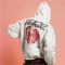Chanjoye Cut and Sew Streetwear Custom Print Logo Drop Shoulder Hoodie Cotton Hoodie Supplier