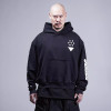 Chanjoye Cut and Sew Streetwear Custom Print Distressed Hoodie Cotton Hoodie Supplier