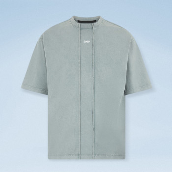 Chanjoye Vintage T-shirt - Heavyweight cotton tee - Acid washed tee