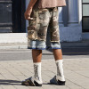 Chanjoye Streetwear shorts - Jogger Denim shorts - Acid washed Jeans