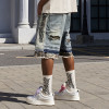 Chanjoye distressed Jeans | Splicing  Vintage Pants | High Quality Oversized Pants
