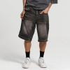 Chanjoye Print shorts - Baggy Denim shorts - Acid washed Jeans