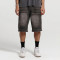 Chanjoye Print shorts - Baggy Denim shorts - Acid washed Jeans