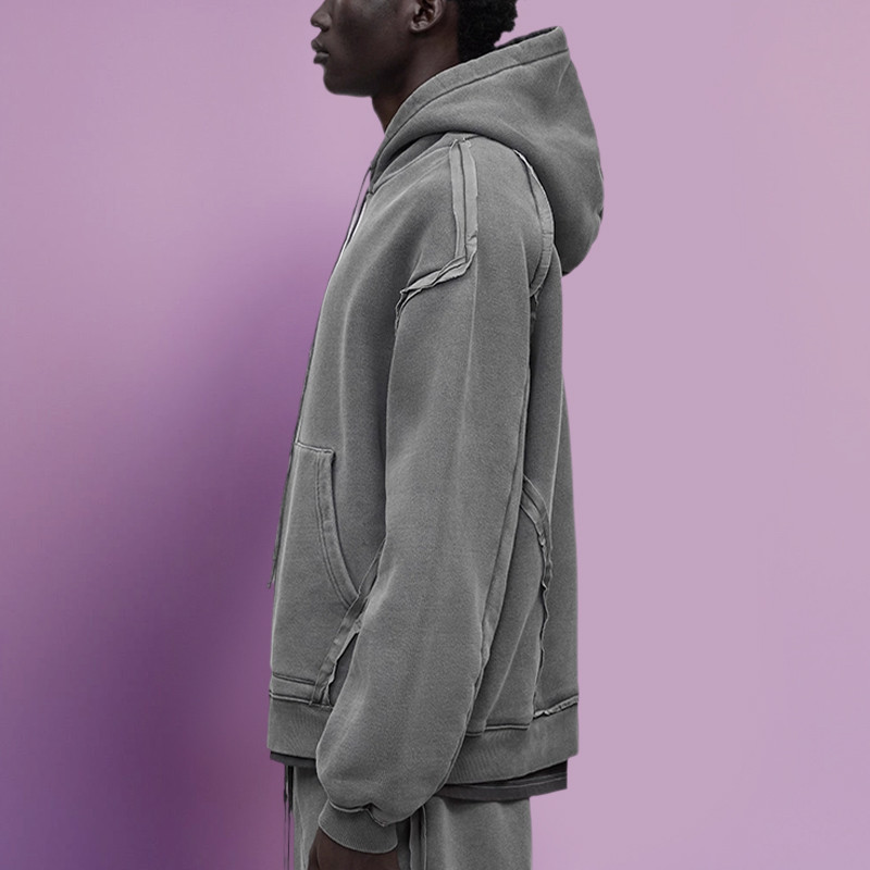pink hoodie