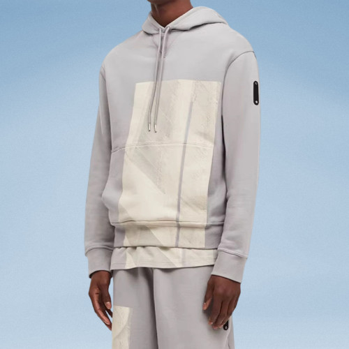 Chanjoye Cut and Sew Streetwear Custom Print Heavyweight Pullover Hoodie Cotton Hoodie Supplier