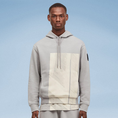 Chanjoye Cut and Sew Streetwear Custom Print Heavyweight Pullover Hoodie Cotton Hoodie Supplier