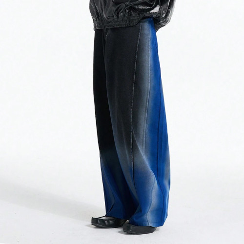 Chanjoye Simple Jeans | Gradient Color Jeans| High Quality Oversized Pants