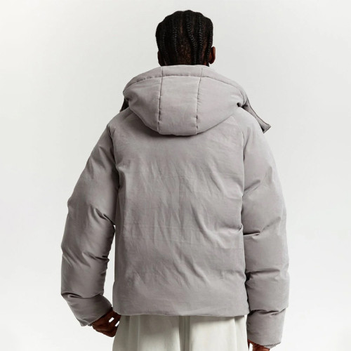 Chanjoye Custom Grid Puffer Jacket | High Quality Cut Sew Padded Down Coat Winter