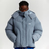 Chanjoye Custom Grid Puffer Jacket | High Quality Cut Sew Padded Down Coat Winter