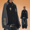 Chanjoye Custom Baseball Jacket | Vintage Custom Embroidery Jacket | Zip Up Oversize Jacket