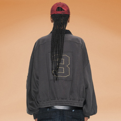Chanjoye Custom Baseball Jacket | Vintage Custom Embroidery Jacket | Zip Up Oversize Jacket