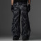 Chanjoye Heavyweight Jeans | Leather Patch Jeans| High Quality Oversized Pants
