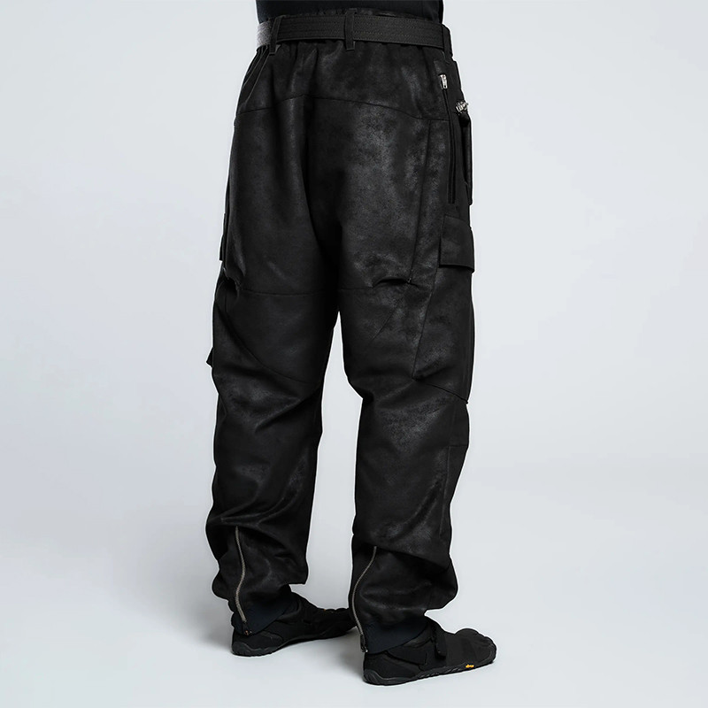 pu fabric pants