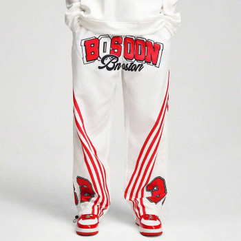 Chanjoye Print Pants | Cotton Splicing Pants| High Quality Oversized Pants