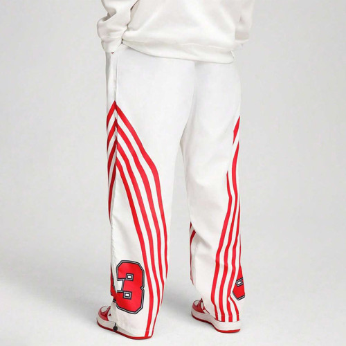 Chanjoye Print Pants | Cotton Splicing Pants| High Quality Oversized Pants