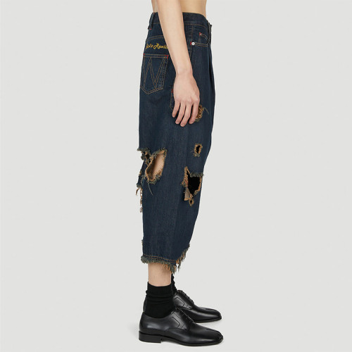 Chanjoye Distressed Jeans| Vintage Embroidery Jeans | High Quality Fit Pants
