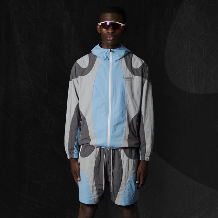 Chanjoye Custom Nylon Jacket And Shorts | Jogger Zip up Windbreaker Set | Waterproof Tracksuit Wholesale
