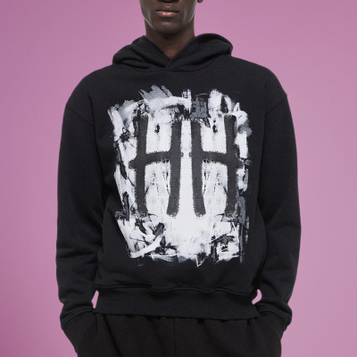 Chanjoye Cut and Sew Streetwear Custom Print Logos Heavyweight Hoodie Cotton Hoodie Supplier