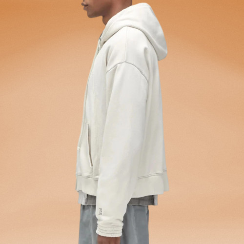 Chanjoye Cut and Sew Streetwear Custom Logos Hoodie With Thick Drawstring Cotton Oversize Hoodie Supplier