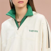 Chanjoye Cut and Sew Streetwear Custom Logos Drop Shoulder Sweatshirt Cotton Women Sweatshirt
